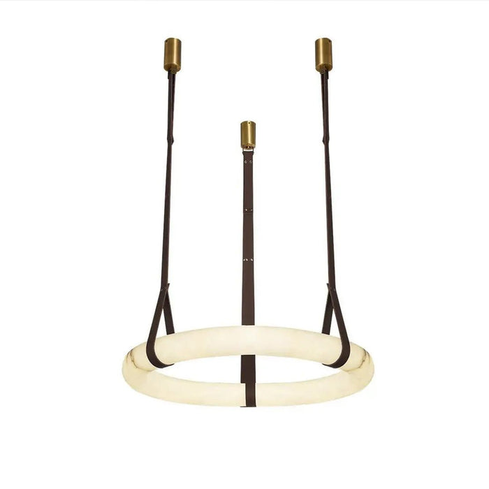 Oslo Alabaster Round Pendant Light A - Simprolos