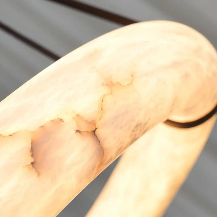 Oslo Alabaster Round Pendant Light A - Simprolos