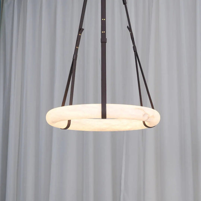 Oslo Alabaster Round Pendant Light A - Simprolos