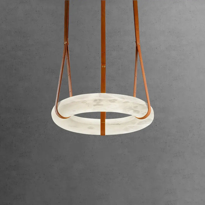 Oslo Alabaster Round Pendant Light A - Simprolos