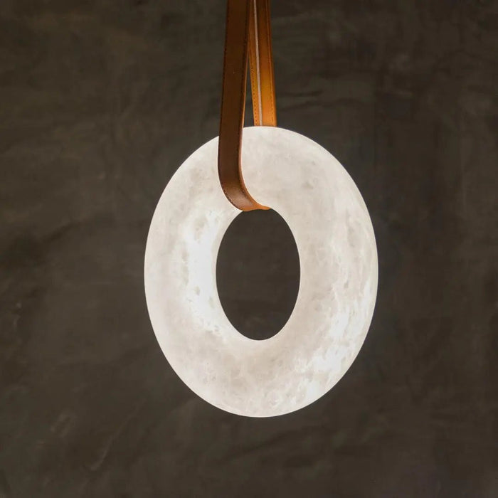 Oslo Alabaster Round Pendant Light A - Simprolos