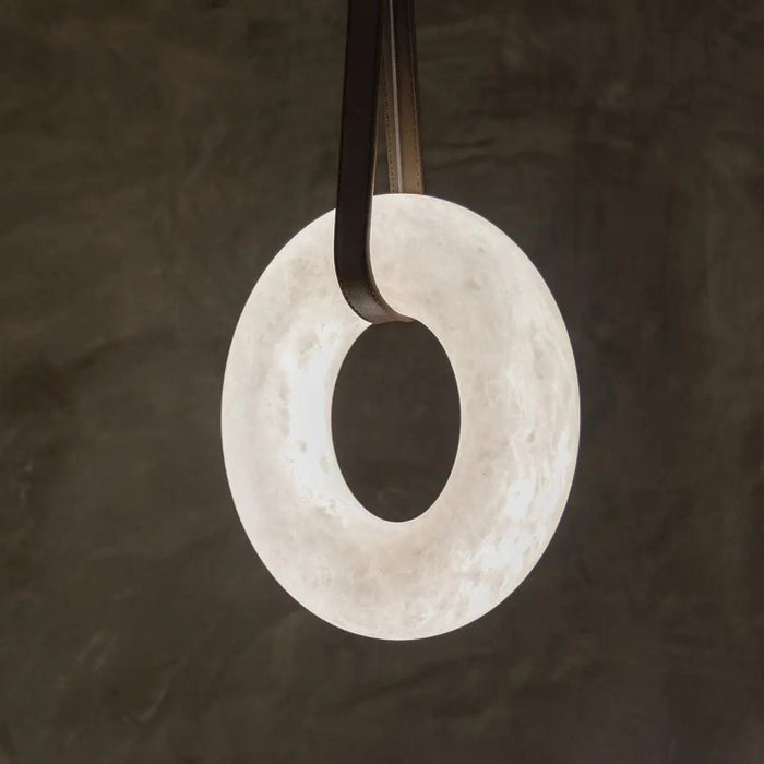 Oslo Alabaster Round Pendant Light A - Simprolos
