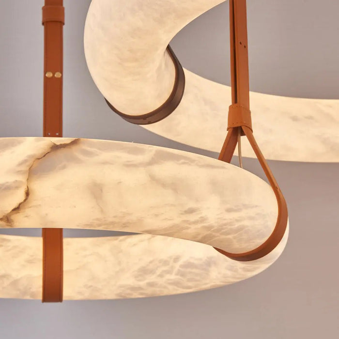Oslo Alabaster Round Pendant Light A - Simprolos
