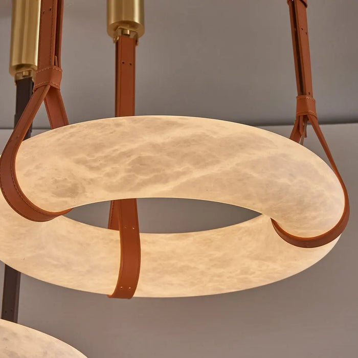 Oslo Alabaster Round Pendant Light A - Simprolos