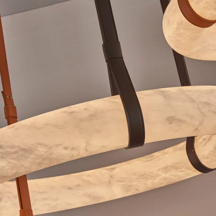 Oslo Alabaster Round Pendant Light A - Simprolos