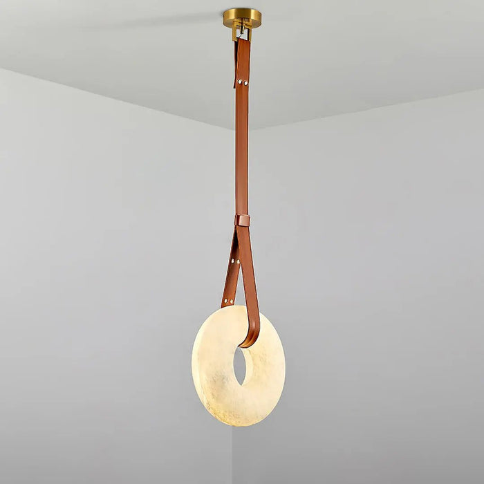 Oslo Alabaster Round Pendant Light A - Simprolos