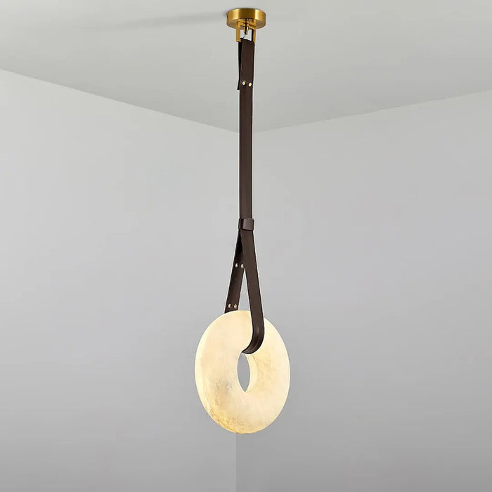 Oslo Alabaster Round Pendant Light A - Simprolos
