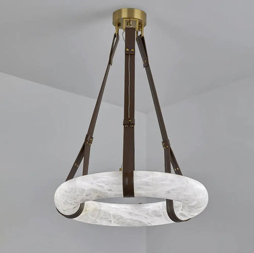 Oslo Alabaster Round Pendant Light B - Simprolos