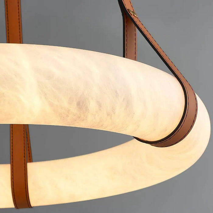 Oslo Alabaster Round Pendant Light B - Simprolos