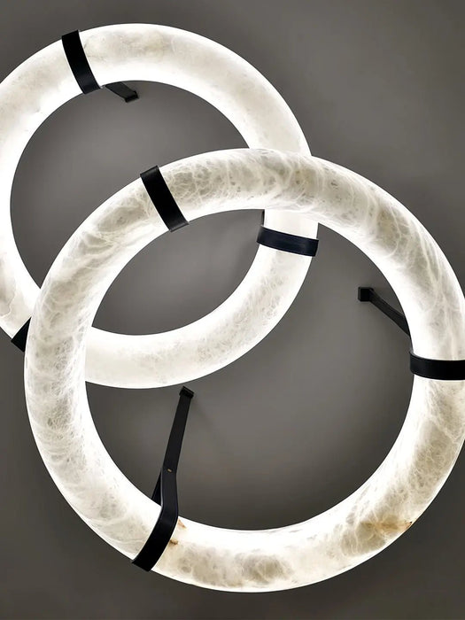 Oslo Alabaster Round Pendant Light B - Simprolos