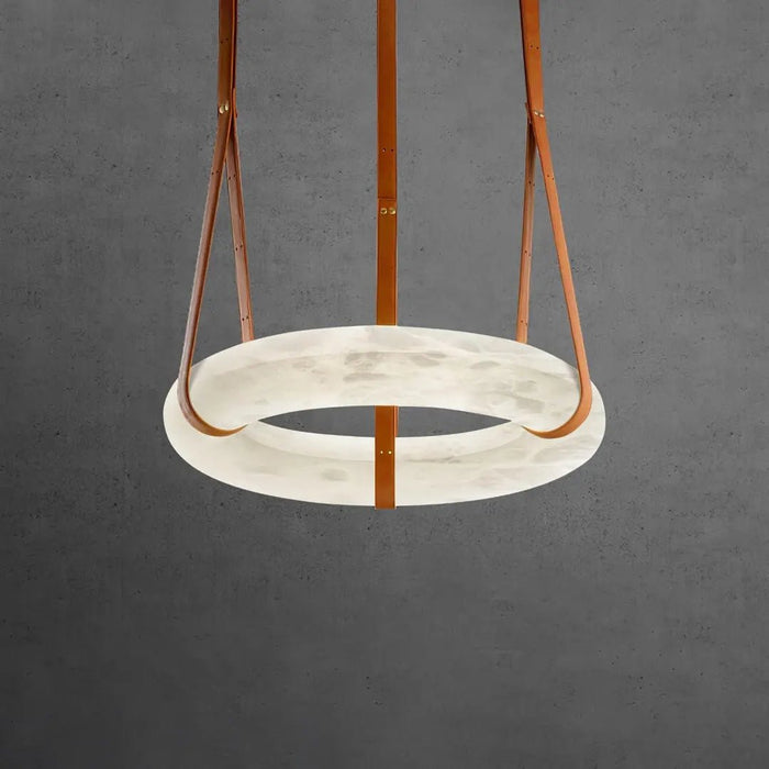 Oslo Alabaster Round Pendant Light B - Simprolos