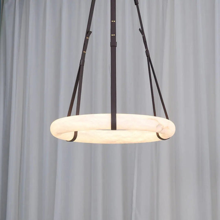 Oslo Alabaster Round Pendant Light B - Simprolos