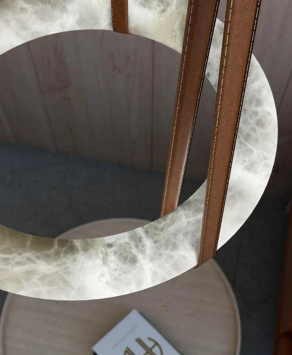 Oslo Alabaster Round Pendant Light B - Simprolos