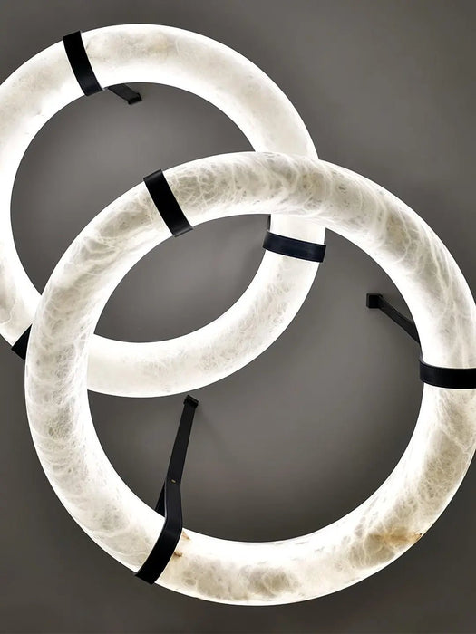 Oslo Alabaster Round Pendant Light B - Simprolos