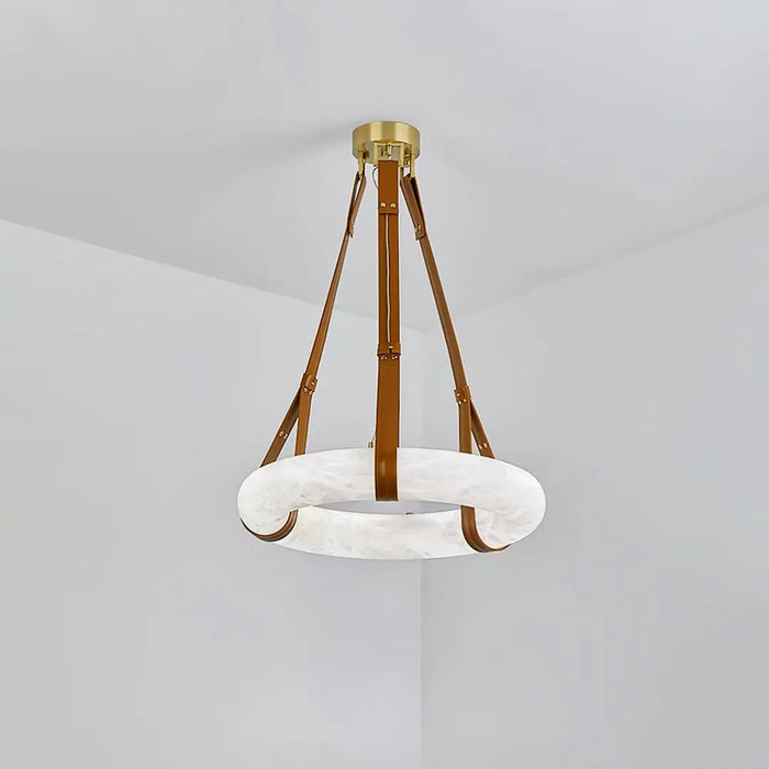 Oslo Alabaster Round Pendant Light B - Simprolos