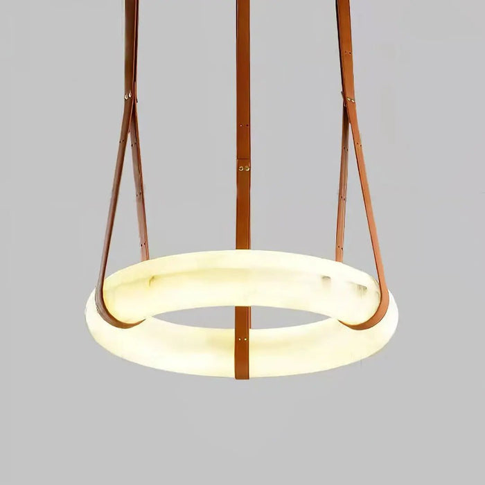 Oslo Alabaster Round Pendant Light B - Simprolos