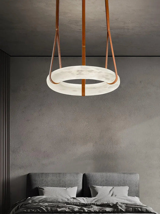 Oslo Alabaster Round Pendant Light B - Simprolos