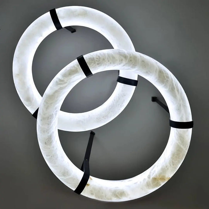 Oslo Alabaster Round Pendant Light B - Simprolos
