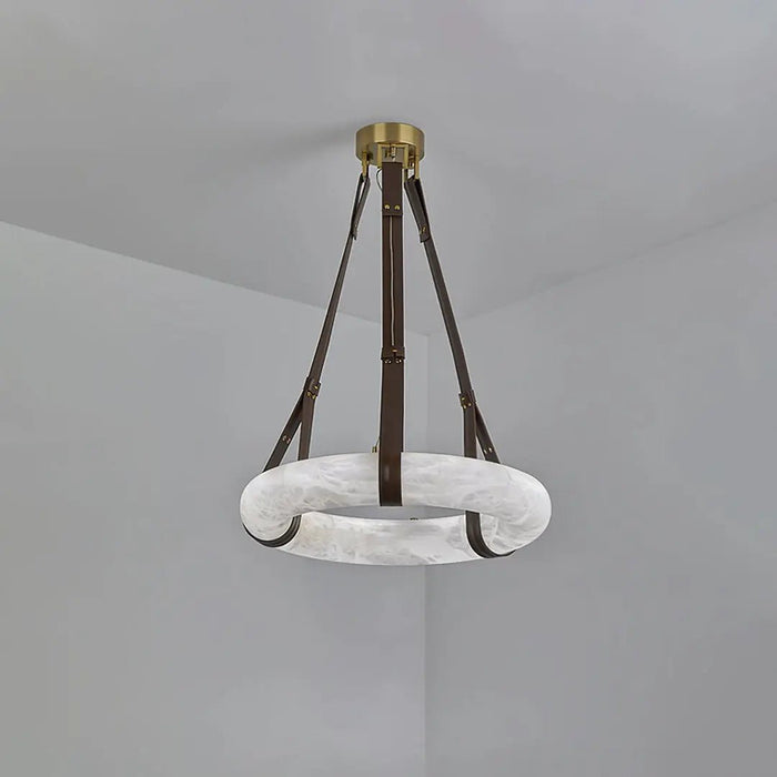Oslo Alabaster Round Pendant Light B - Simprolos