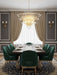 Palm Grove Glass Chandelier - Simprolos