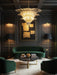 Palm Grove Glass Chandelier - Simprolos