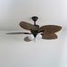 Palm Whisper Tropical Ceiling Fan Light - Simprolos