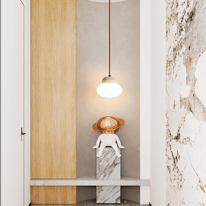 Pebble Sphere Pendant Lamp - Simprolos