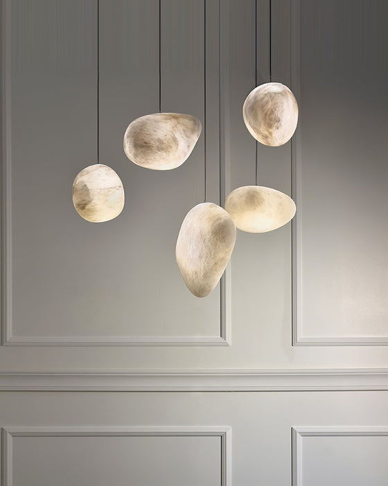 Pebbles Alabaster Pendant Lamp - Simprolos