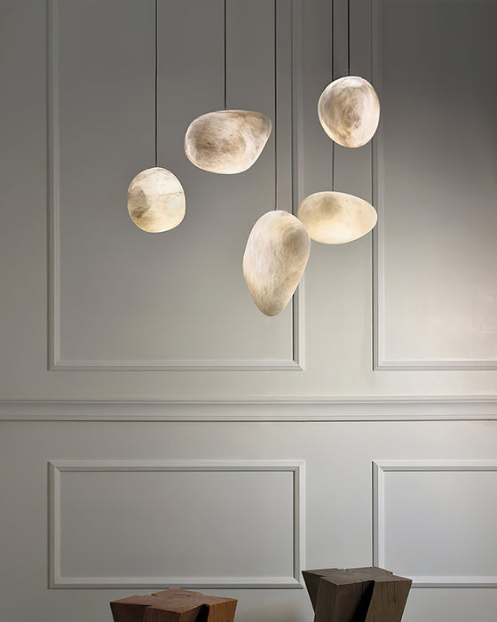 Pebbles Alabaster Pendant Lamp - Simprolos