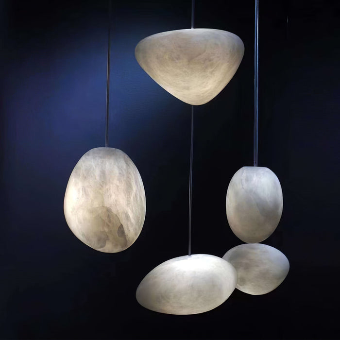 Pebbles Alabaster Pendant Lamp - Simprolos