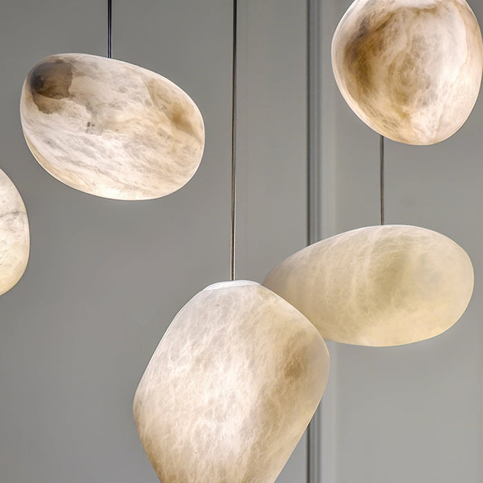 Pebbles Alabaster Pendant Lamp - Simprolos