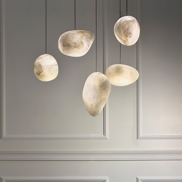 Pebbles Alabaster Pendant Lamp - Simprolos