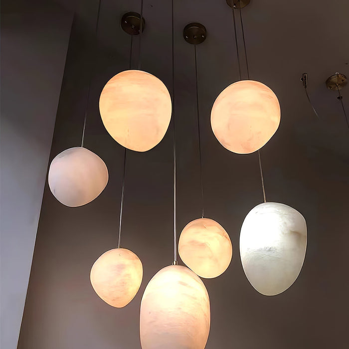 Pebbles Alabaster Pendant Lamp - Simprolos