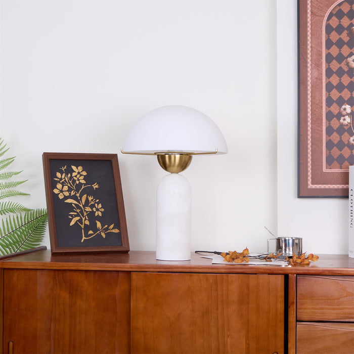 Peono Alabaster Table Lamp - Simprolos