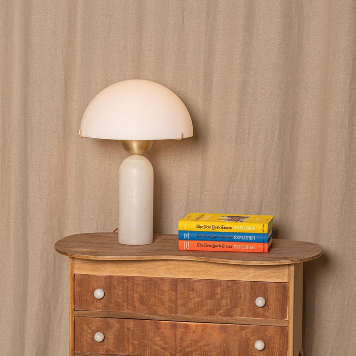 Peono Alabaster Table Lamp - Simprolos