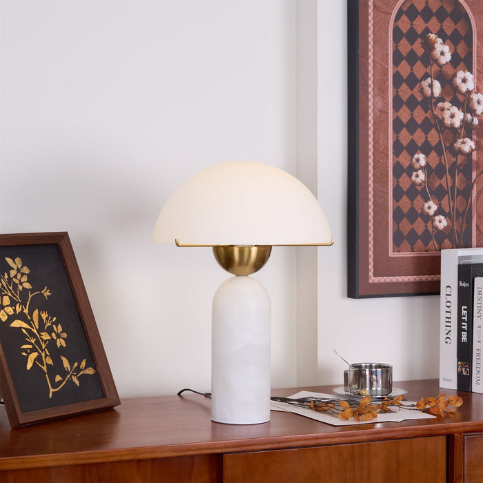Peono Alabaster Table Lamp - Simprolos