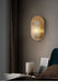 Perforated Oval Alabaster Wall Sconce - Simprolos