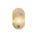Perforated Oval Alabaster Wall Sconce - Simprolos