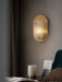 Perforated Oval Alabaster Wall Sconce - Simprolos