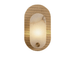 Perforated Oval Alabaster Wall Sconce - Simprolos