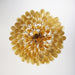 Petal Amber Glass Chandelier - Simprolos