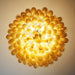 Petal Amber Glass Chandelier - Simprolos