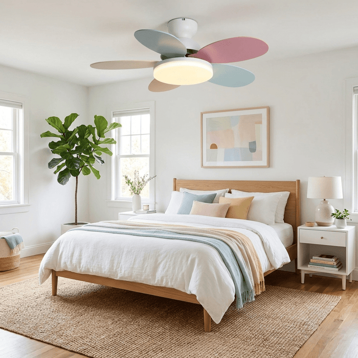 Petalo Ceiling Fan Light - Simprolos