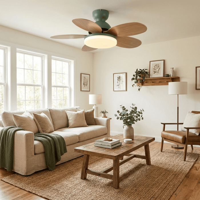 Petalo Ceiling Fan Light - Simprolos
