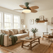 Petalo Ceiling Fan Light - Simprolos