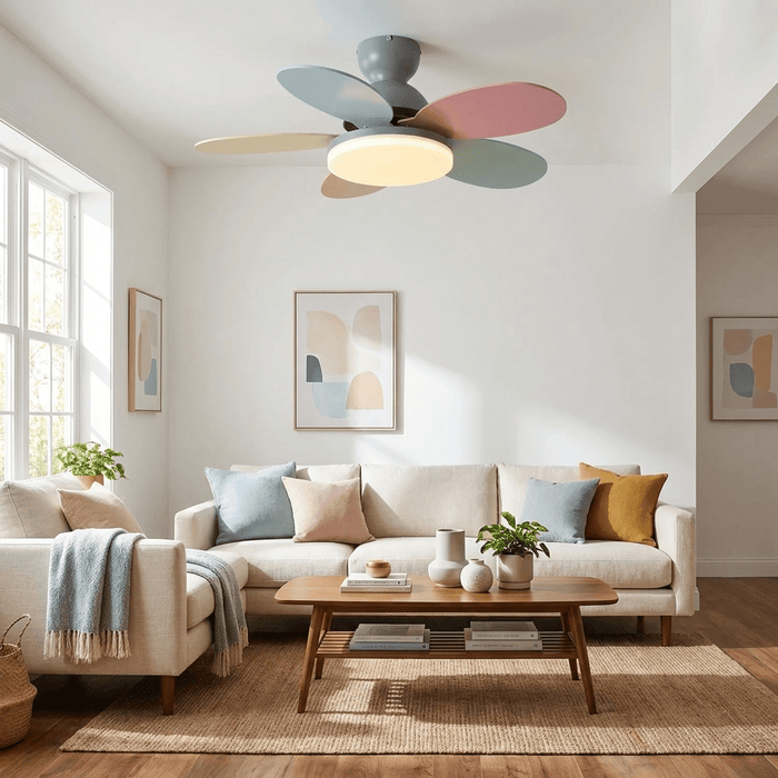 Petalo Ceiling Fan Light - Simprolos
