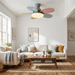 Petalo Ceiling Fan Light - Simprolos