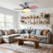 Petalo Ceiling Fan Light - Simprolos