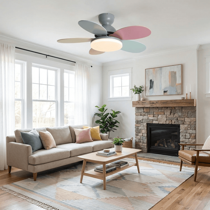 Petalo Ceiling Fan Light - Simprolos