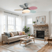 Petalo Ceiling Fan Light - Simprolos